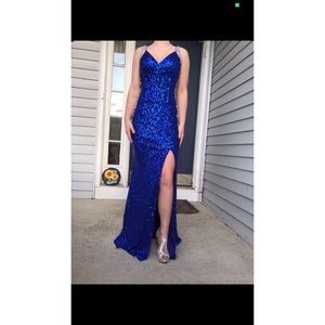 Blue Prom Dress